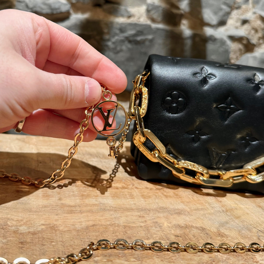 Belt of Louis Vuitton Black Coussin GHW Belt Bag