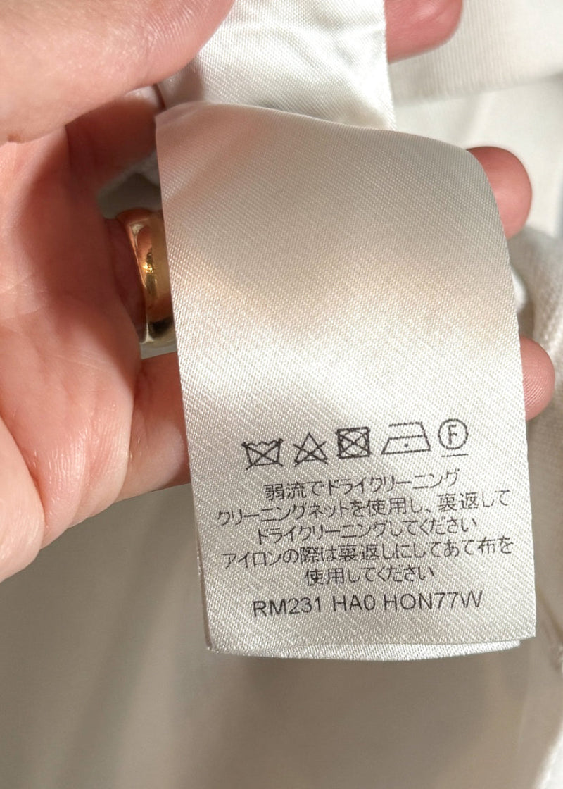 Labels of Louis Vuitton Burning Baseball Intersia Graphic Logo Knit T-shirt