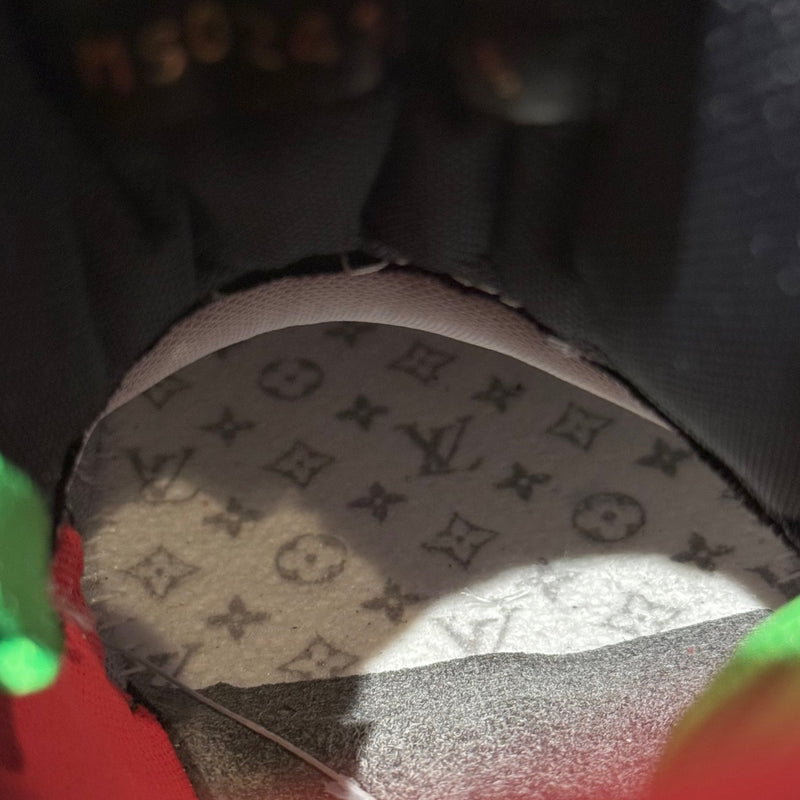 Louis Vuitton FW21 White Soho Exclusive Upcycled Trainer Sneakers