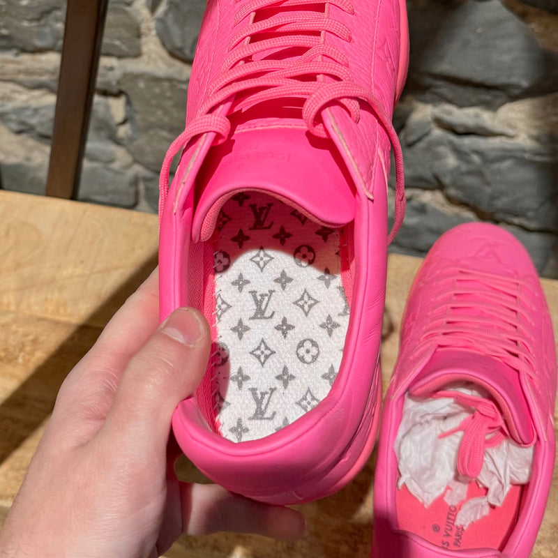 Louis Vuitton Hot Pink Monogram Luxembourg Low-top Sneakers