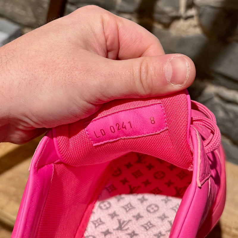 Louis Vuitton Hot Pink Monogram Luxembourg Low-top Sneakers