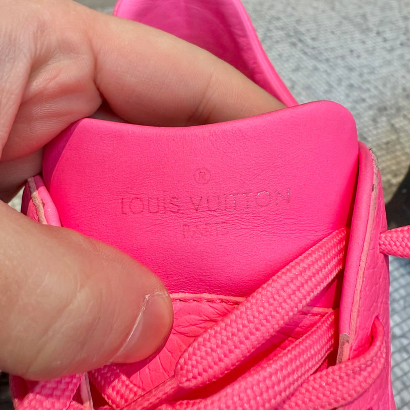 Louis Vuitton Hot Pink Monogram Luxembourg Low-top Sneakers