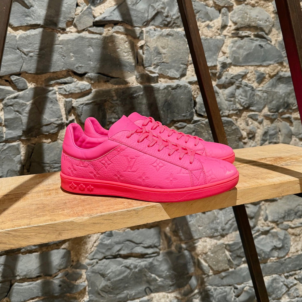 Louis Vuitton Hot Pink Monogram Luxembourg Low-top Sneakers