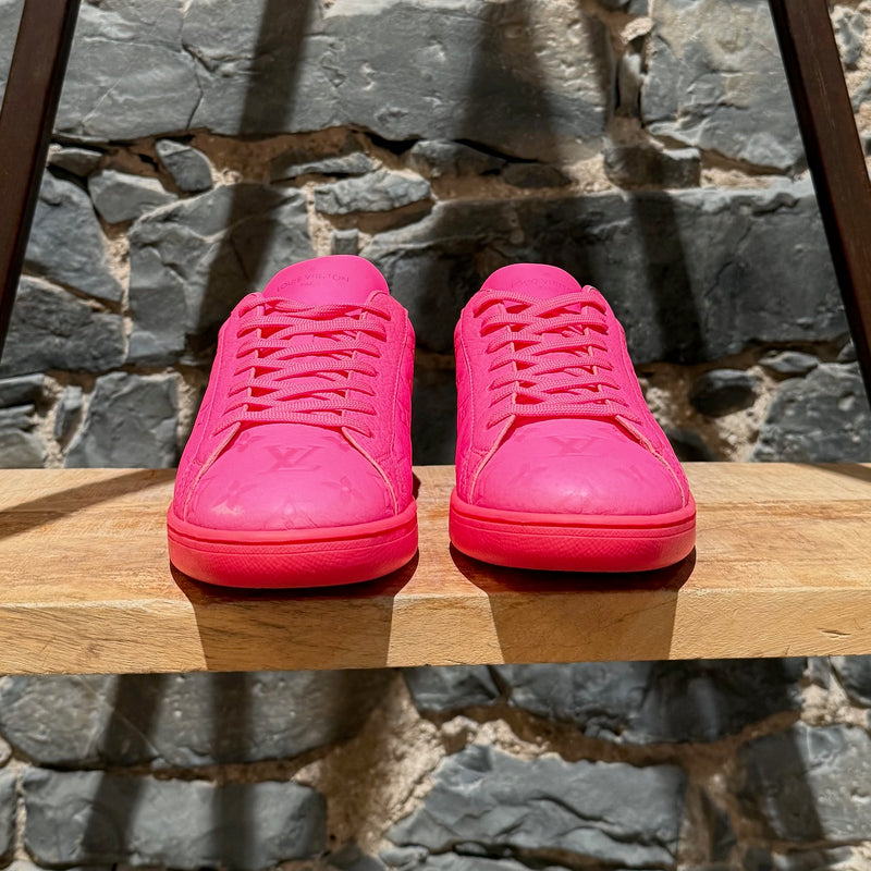 Louis Vuitton Hot Pink Monogram Luxembourg Low-top Sneakers