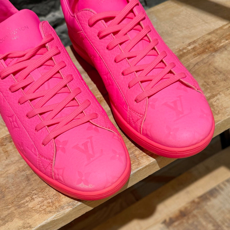 Louis Vuitton Hot Pink Monogram Luxembourg Low-top Sneakers