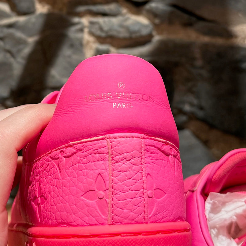 Louis Vuitton Hot Pink Monogram Luxembourg Low-top Sneakers