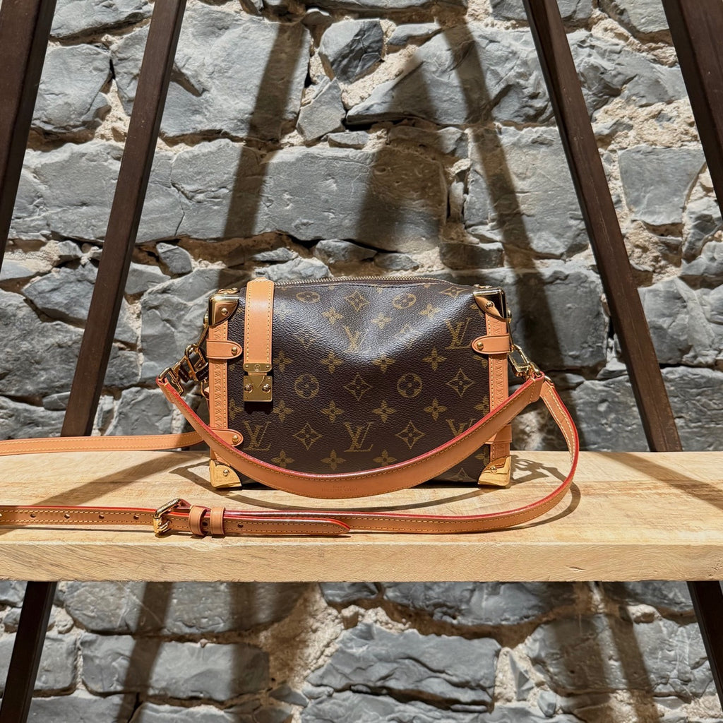 Front view of Louis Vuitton Monogram Side Trunk MM Two Way Bag