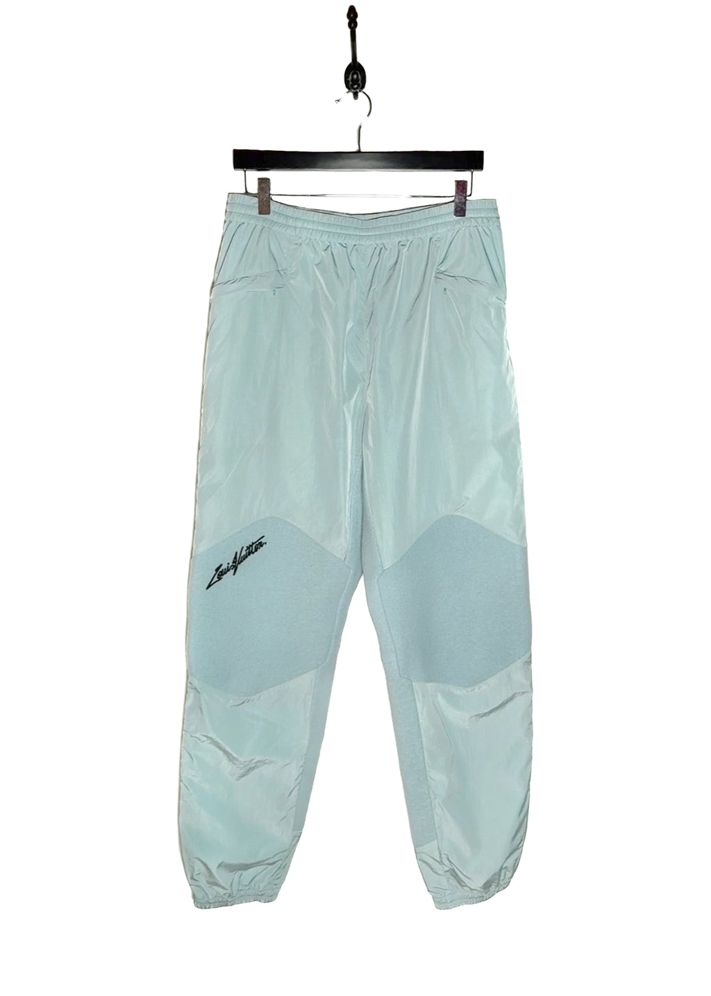 Main photo of Louis Vuitton SS23 Light Teal Mix Material Wool Blend Track Pants