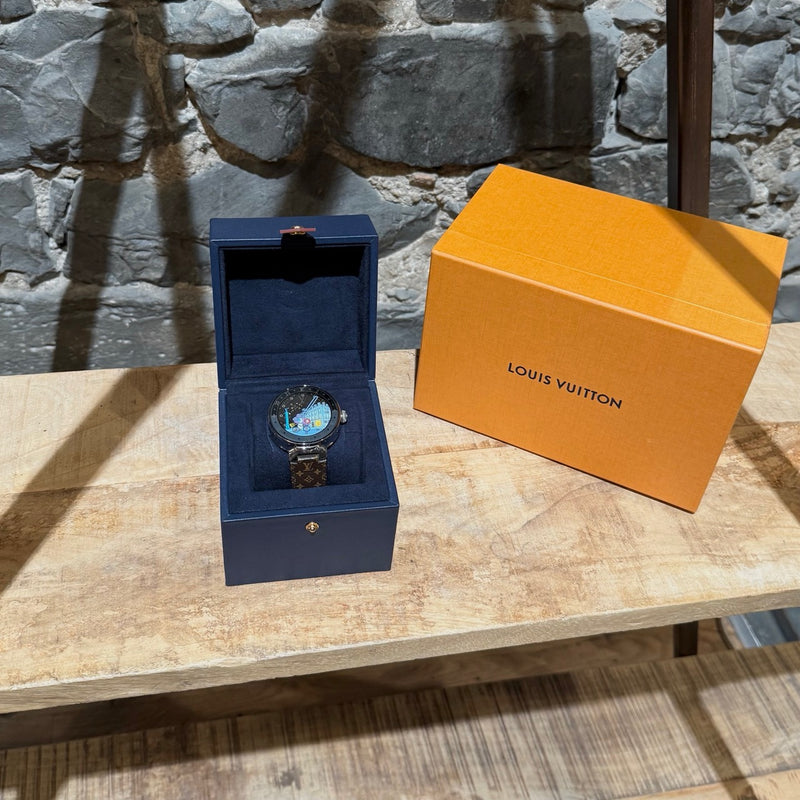 Main photo of Louis Vuitton QA050 Tambour Horizon Monogram Watch