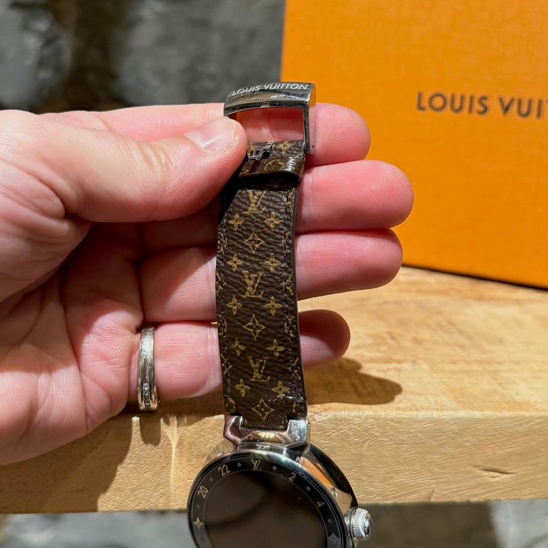 Strap of Louis Vuitton QA050 Tambour Horizon Monogram Watch