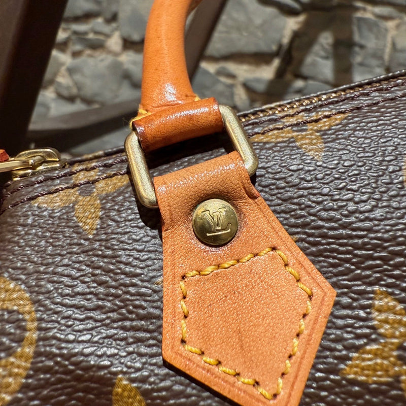 Louis Vuitton Vintage 1998 Brown Monogram Mini Speedy HL Handbag