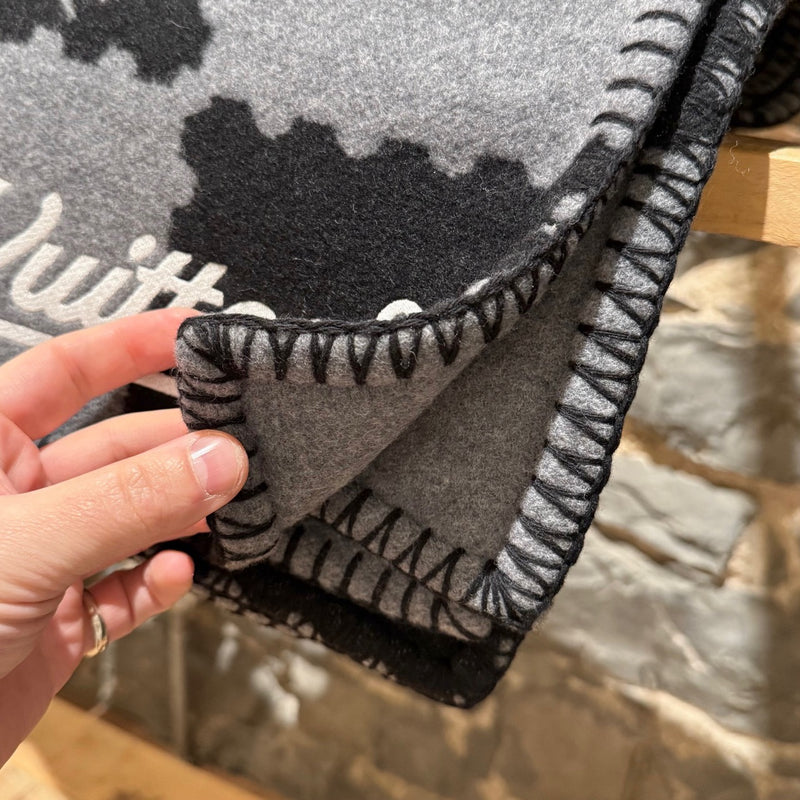 Louis Vuitton x Nigo LV Made Damier Tiger Wool Cashmere Tiger Throw Blanket