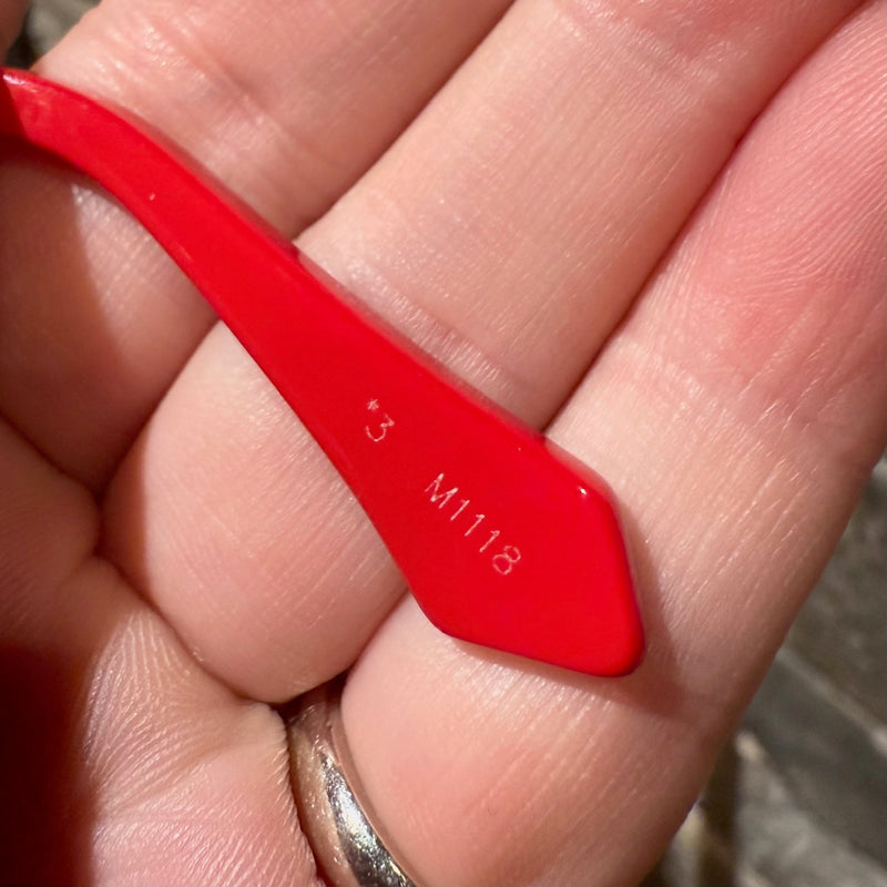 Stamps of Louis Vuitton Z1169W 9F2 SS22 Red Acetate 1.1 Millionaires Sunglasses