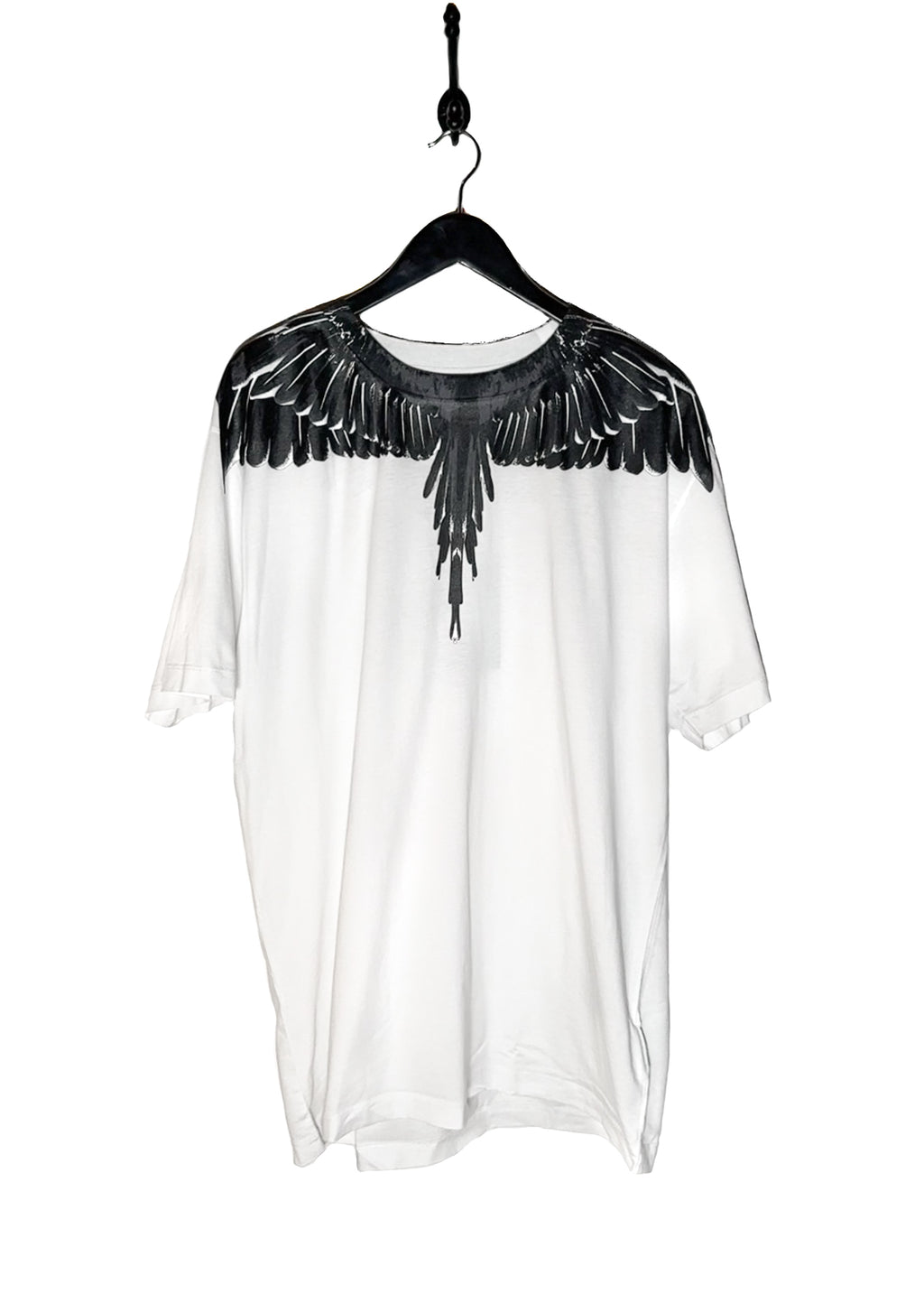 Main photo of Marcelo Burlon Black Wing Print White T-shirt