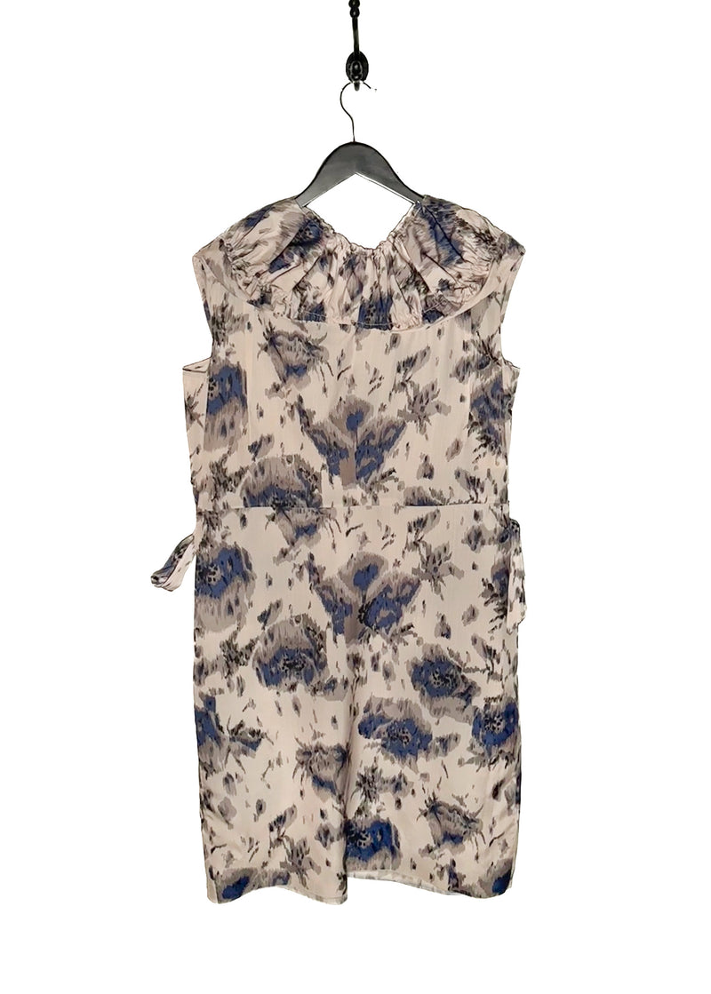 Back view of Marni Dusty Pink Floral Print Silk Dress