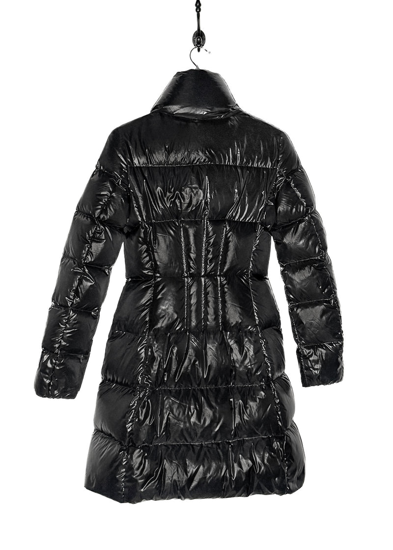 Moncler Black Jasminum Long Down Coat – Boutique LUC.S