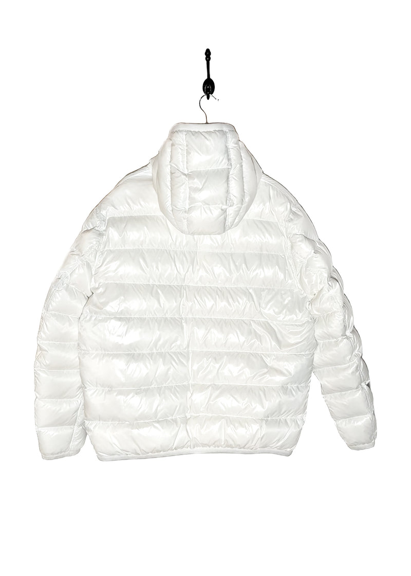 Moncler Freville Reversible White Silver Down Puffer Jacket