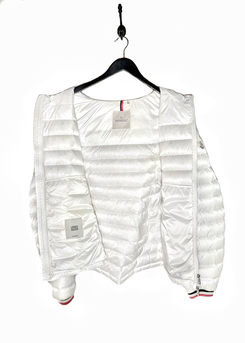 Interior of Moncler Ivory Giroux Light Down Jacket