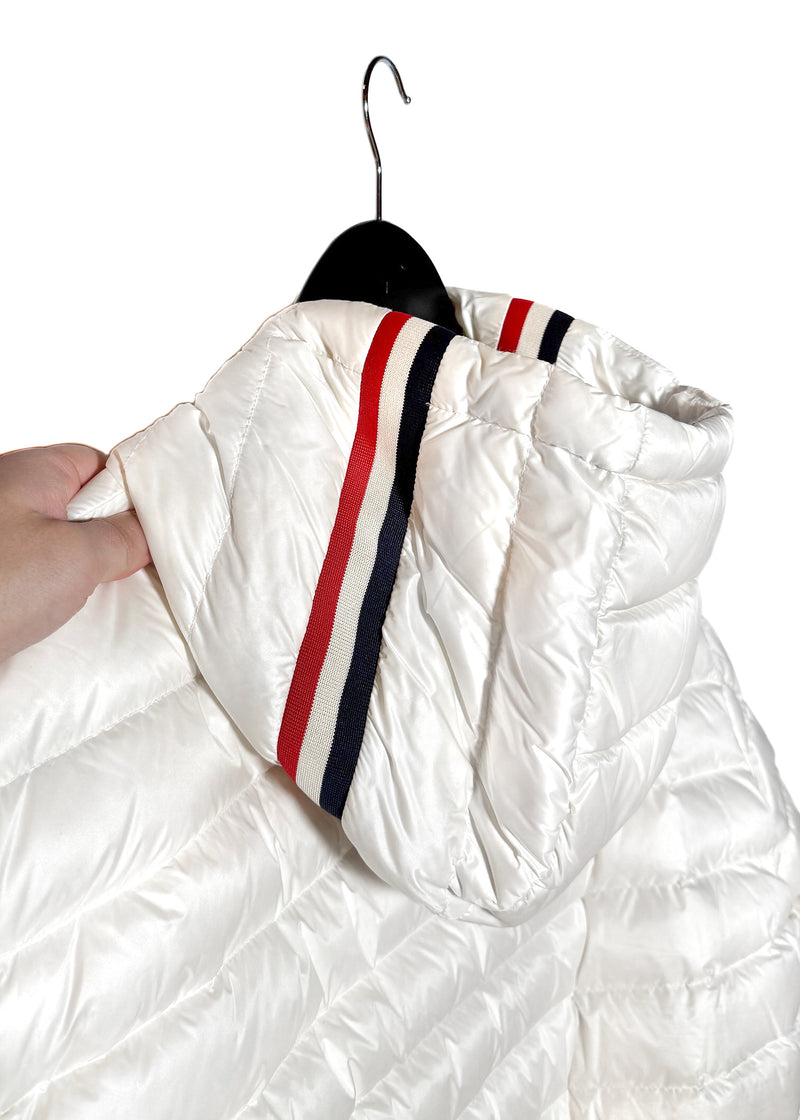 Hood of Moncler Ivory Giroux Light Down Jacket