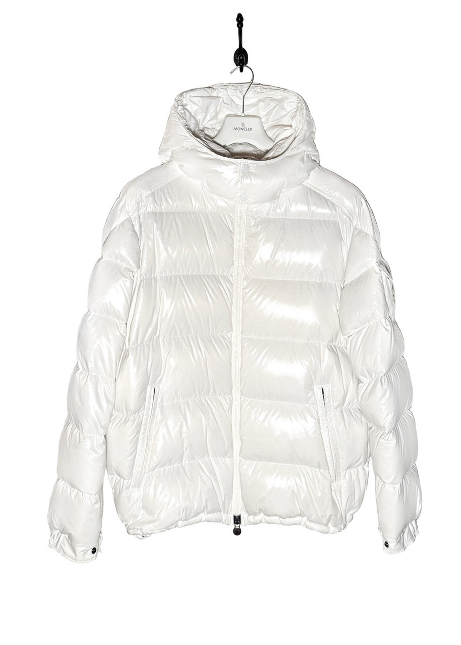 Main photo of Moncler White Maya Down Puffer Coat