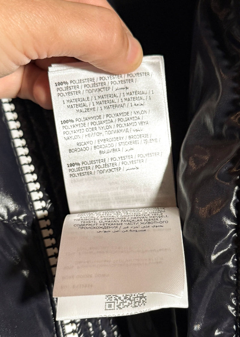 Labels of Moncler X Kith Tricolour Pelat Down Vest