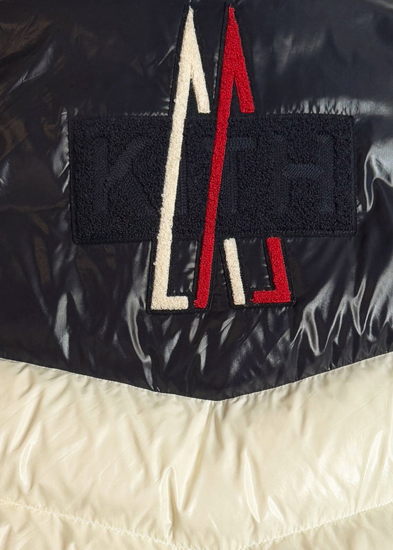 Branding on Moncler X Kith Tricolour Pelat Down Vest