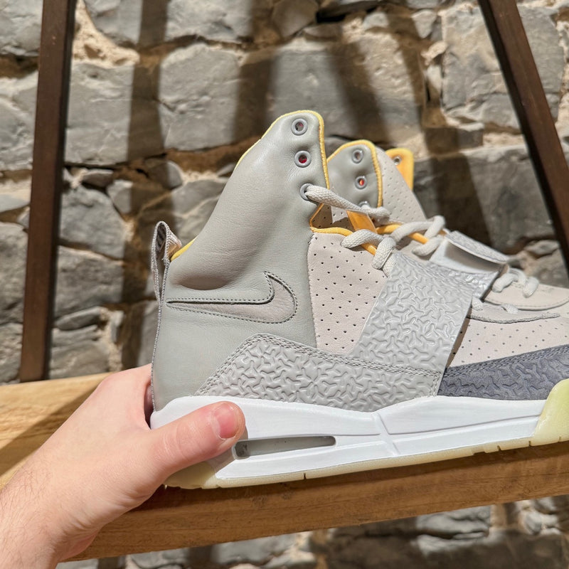 Side of Nike Air Yeezy 1 Zen Grey High Top Sneakers