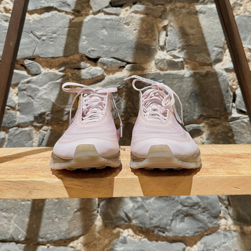 Front view of Nike X Off-White The Ten Elemental Rose Serena Queen Air Max 97 OG Sneakers