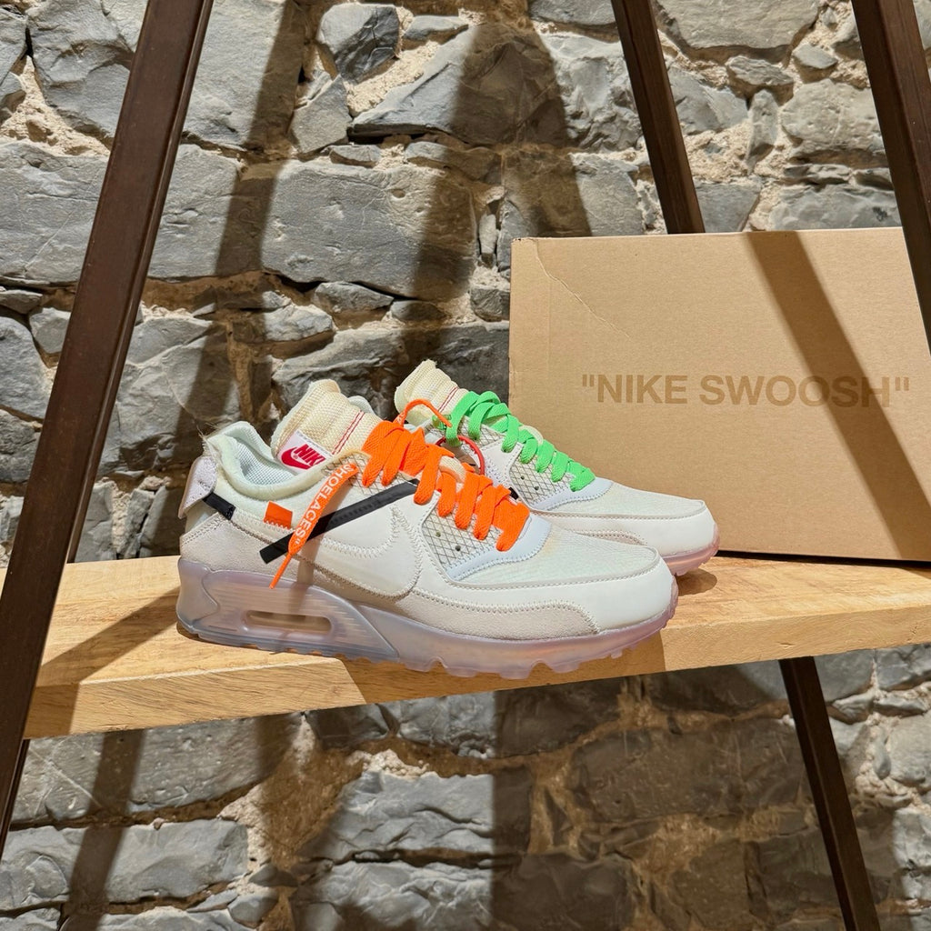 Main photo of Nike X Off-White The Ten White Air Max 90 Sneakers