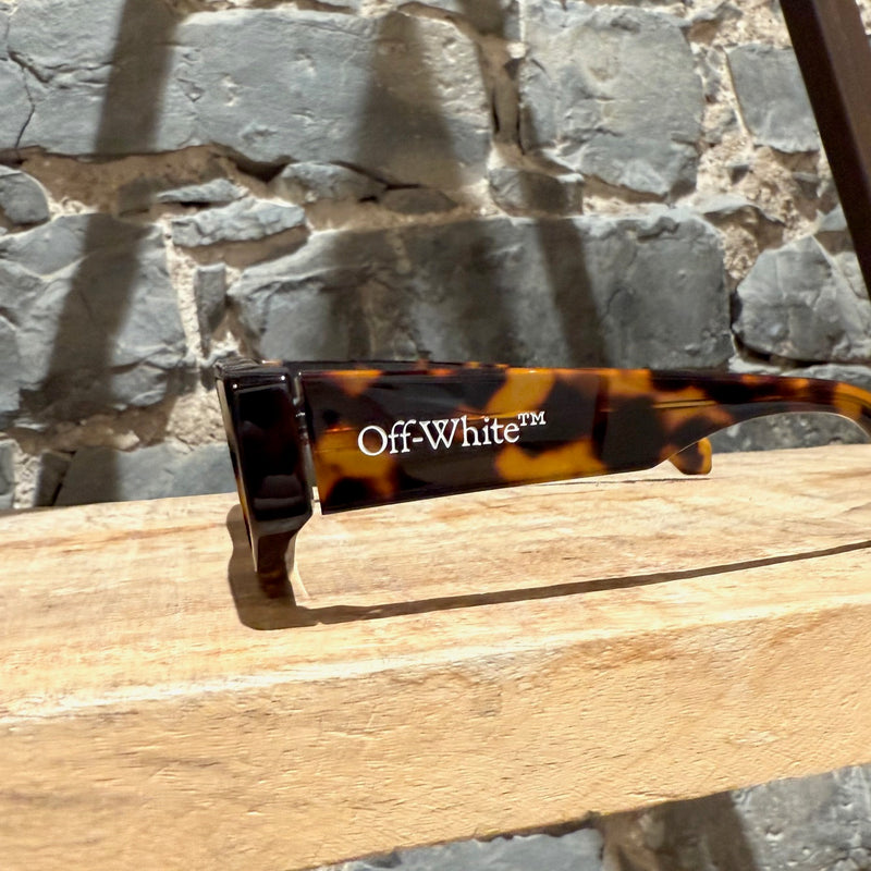 Off-White Havana OERI063 Memphis Logo Sunglasses