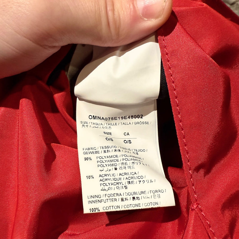 Labels of Off-White Red Nylon Industrial Strap Crossbody Bag