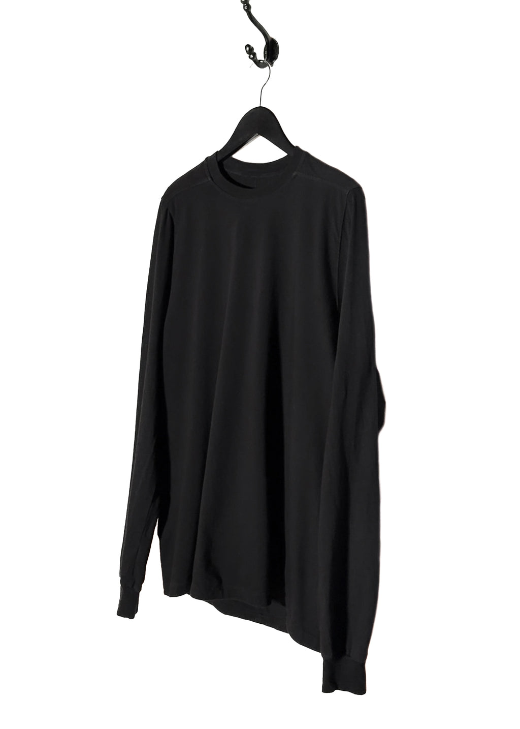 Front size of Rick Owens FW22 Strobe Black Long Sleeves T-shirt