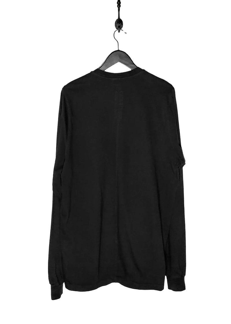 Back of Rick Owens FW22 Strobe Black Long Sleeves T-shirt