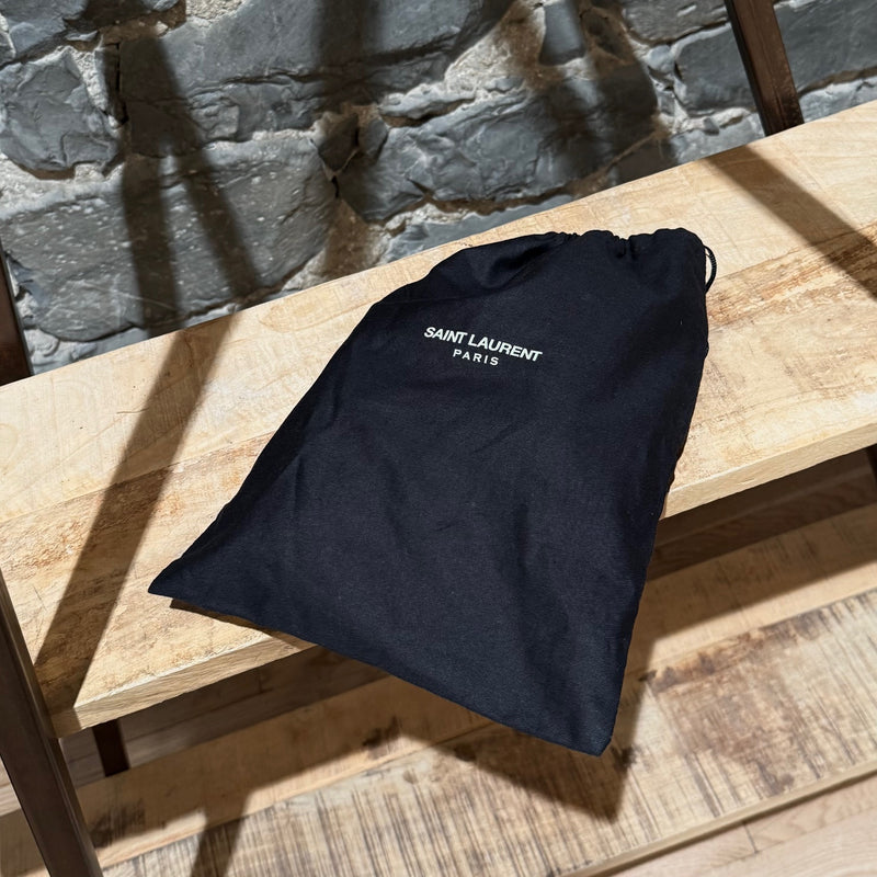 Saint Laurent Black Suede Paris 100 Pumps