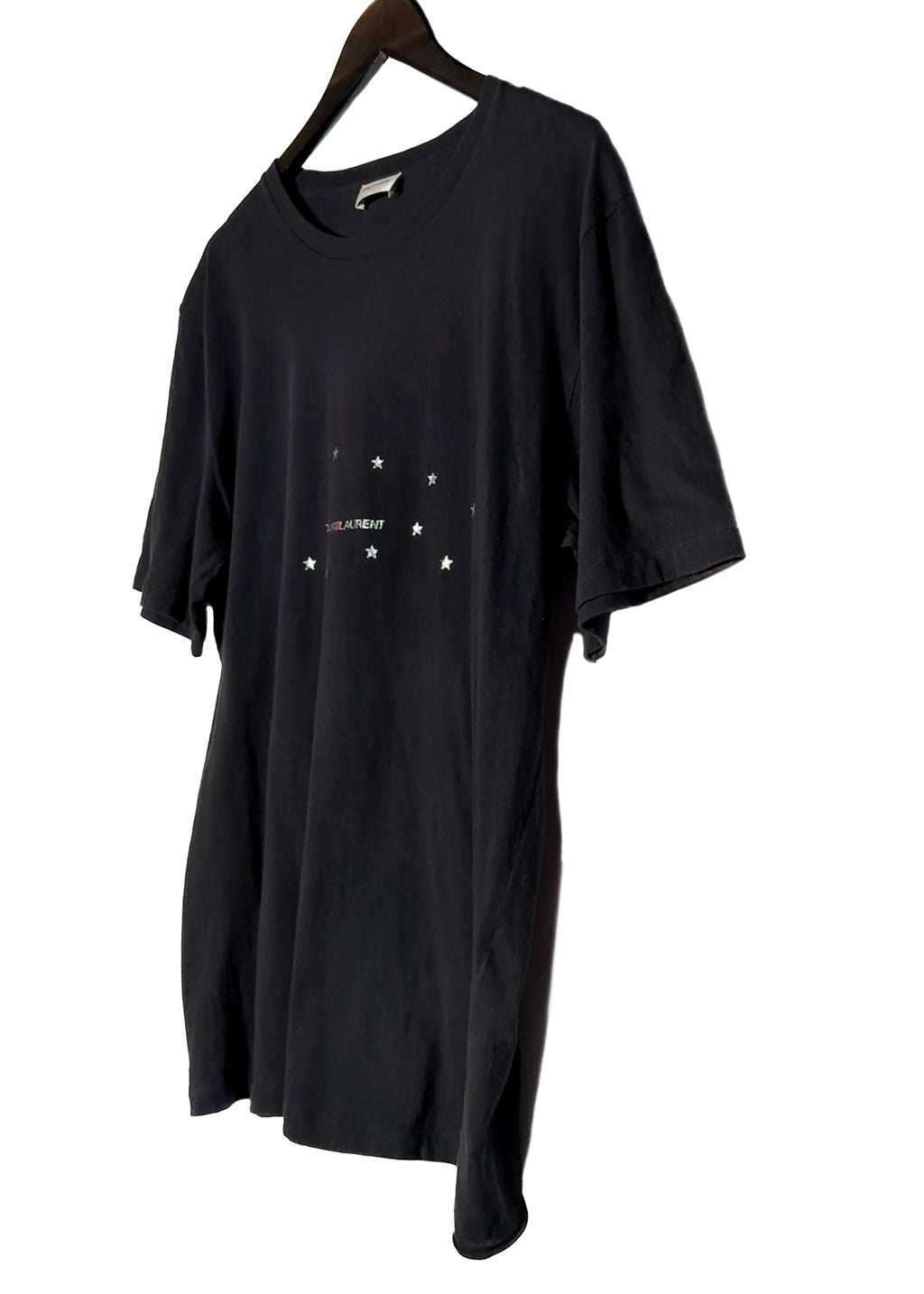 T-shirt Saint Laurent Box Logo avec imprimé constellation d'étoiles