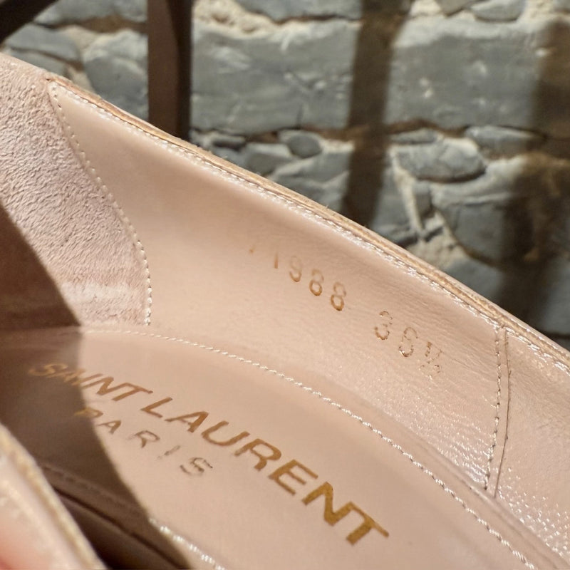 Saint Laurent Nude Patent Anja 100 Pumps