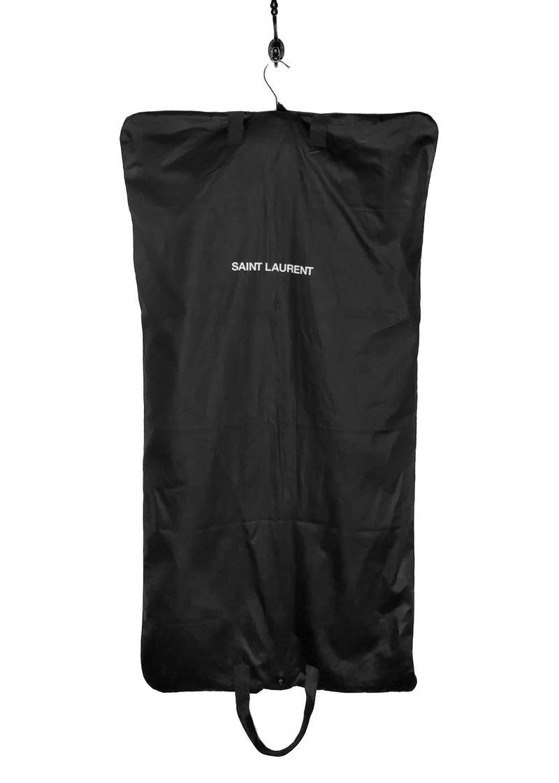 Garment cover of Saint Laurent Signature Logo Back Teddy Bomber Jacket