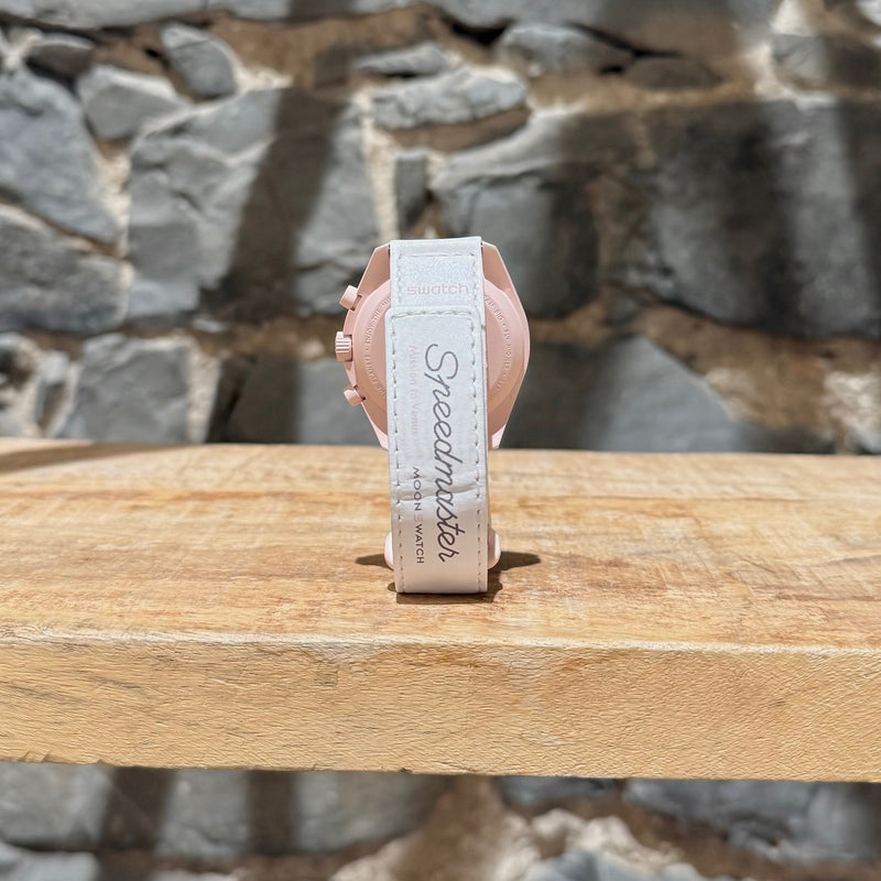 Swatch X Omega "Mission To Venus" White Moonswatch Watch