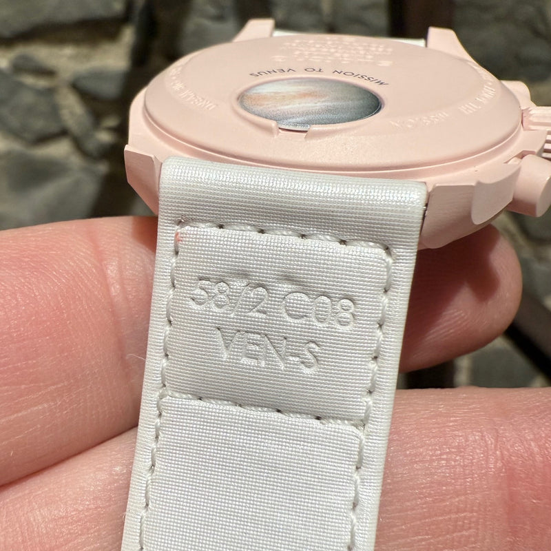 Swatch X Omega "Mission To Venus" White Moonswatch Watch