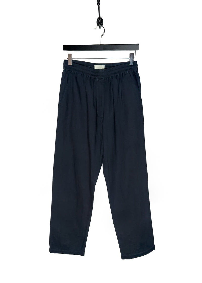 Main photo of The Row Dark Navy Blue Elastic Waist Jogger Jeans