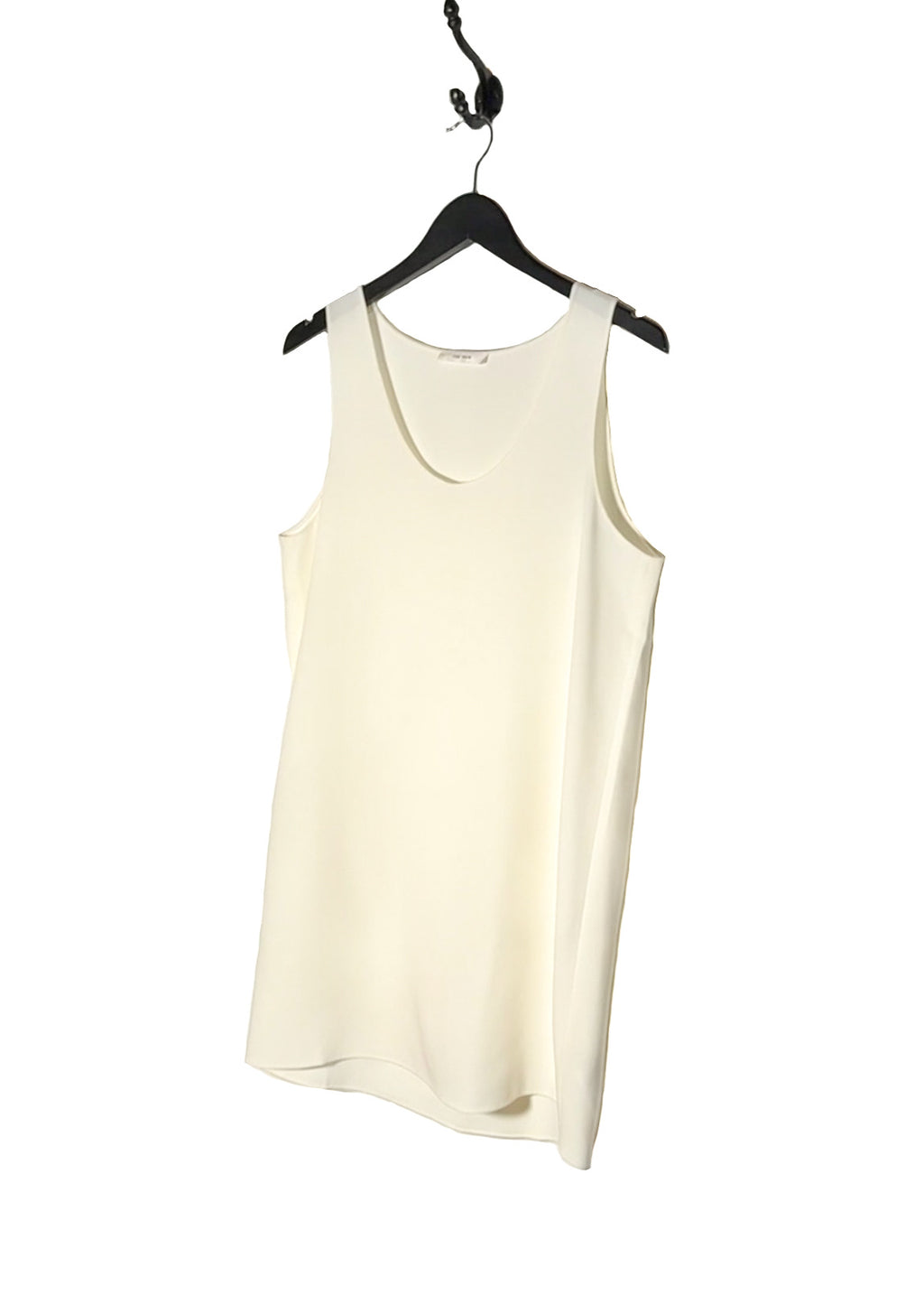 Front side of The Row Ivory Cady Jacqueline Tank Top