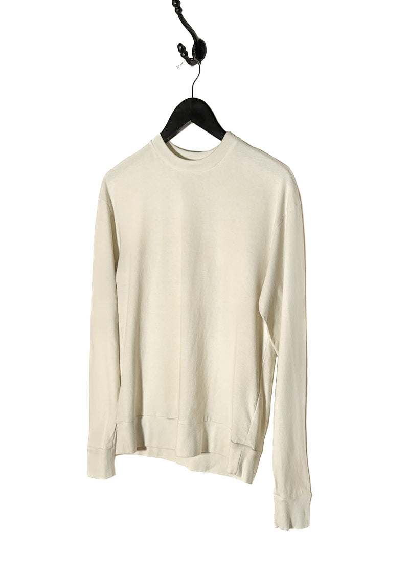 The Row Ivory Long Sleeves T-shirt