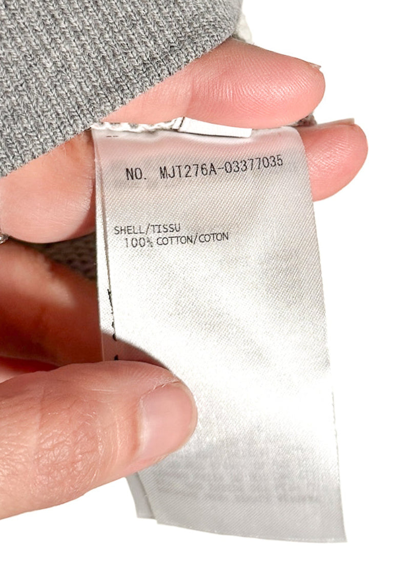 Thom Browne Diagonal Tricolour Stripe Grey Sweatshirt