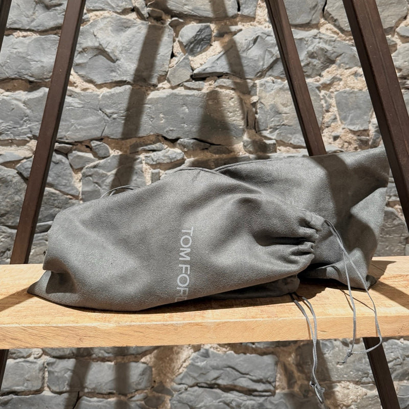 Tom Ford Fuchsia Satin Velvet Bow Pumps