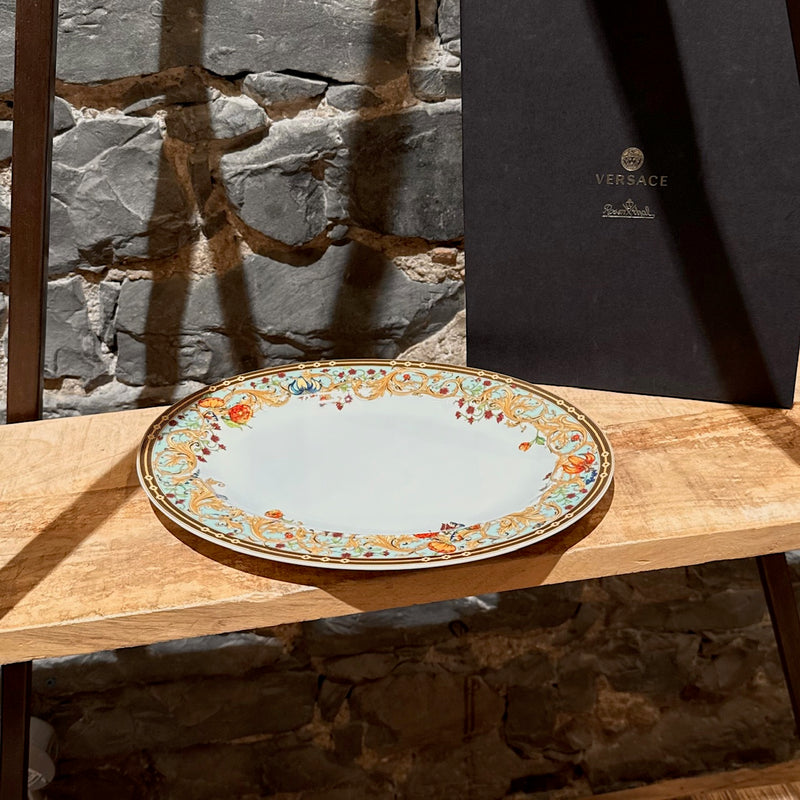 Main photo of Versace Meets Rosenthal Jardin de Versace Large Oval 34 Service Platter