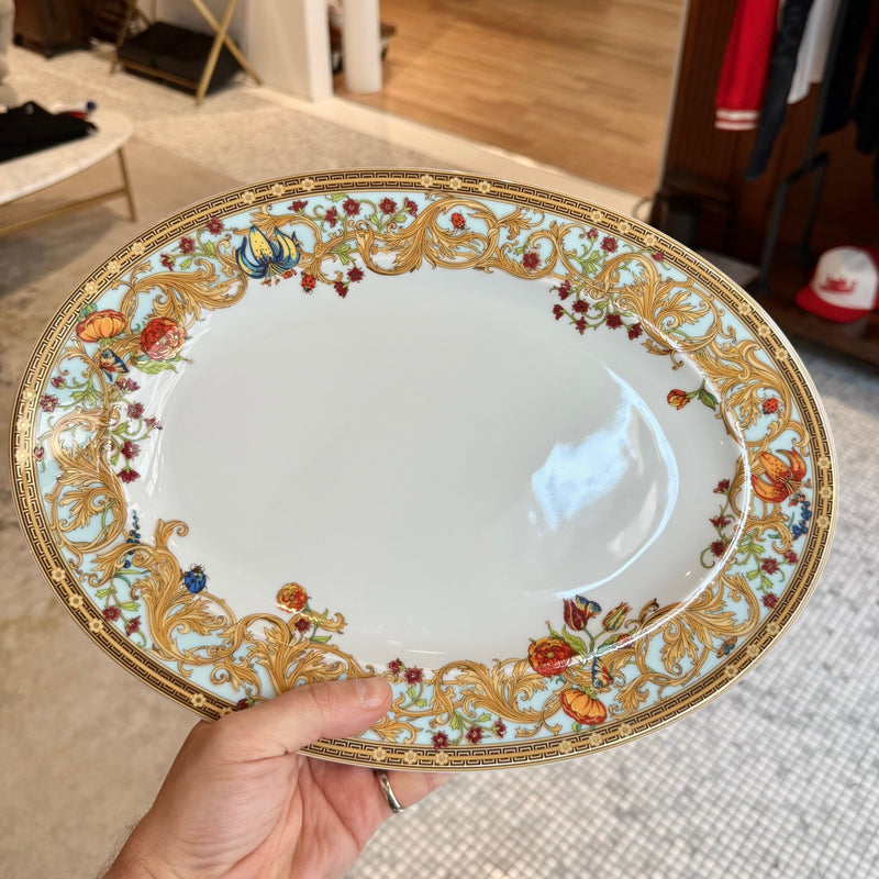 Versace Meets Rosenthal Jardin de Versace Large Oval 34 Service Platter
