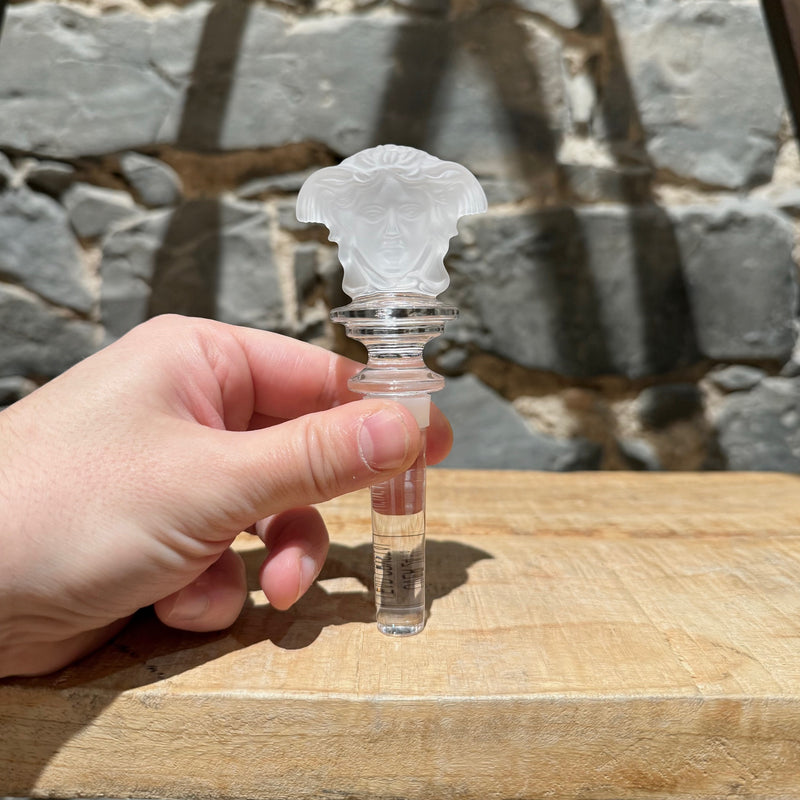Versace X Rosenthal Crystal Medusa Head Bottle Stopper