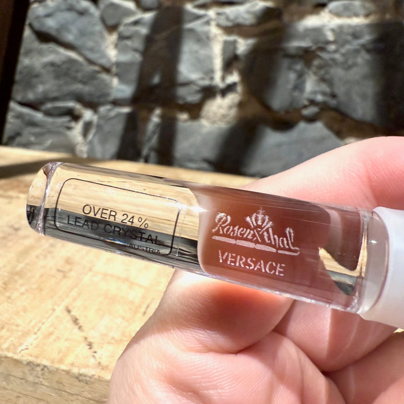 Versace X Rosenthal Crystal Medusa Head Bottle Stopper