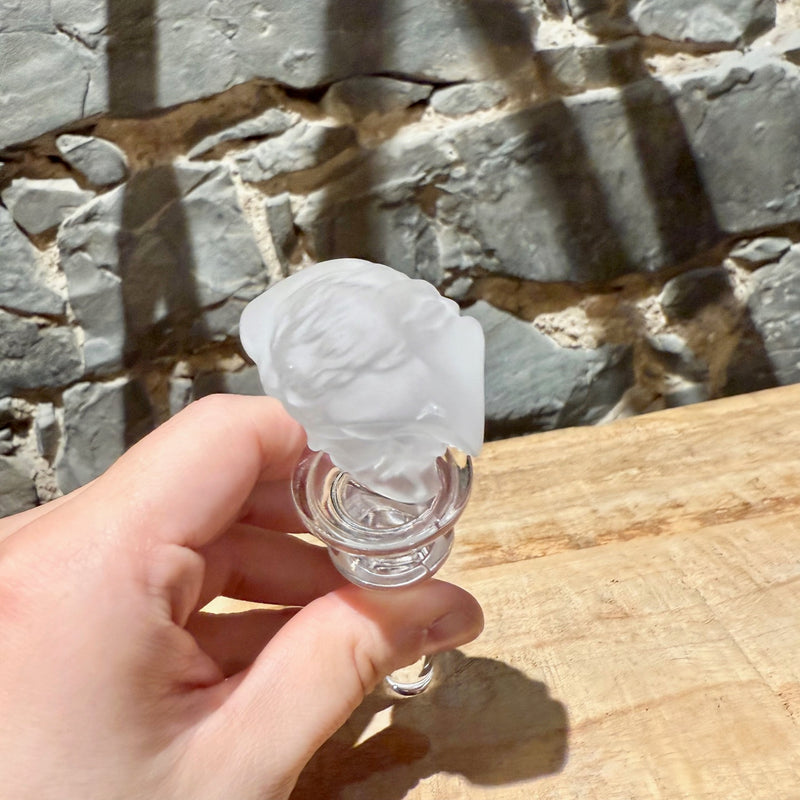 Versace X Rosenthal Crystal Medusa Head Bottle Stopper