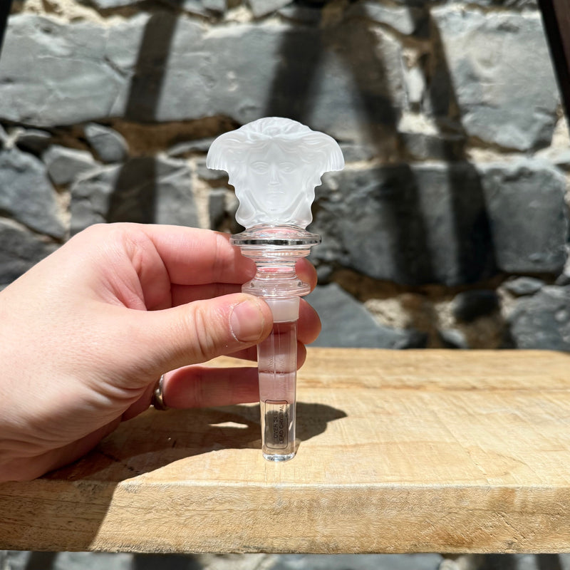 Versace X Rosenthal Crystal Medusa Head Bottle Stopper